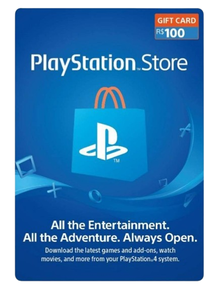 Gift PlayStation R$100,00